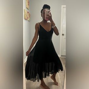 Black babydoll dress